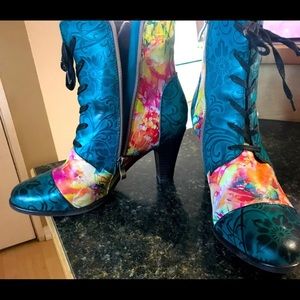 Socofy multicoloured boots